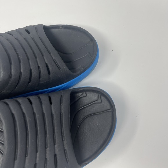 Hoka One One Ora Recovery Slide 1099673 EDNB Sandals Ebony Blue Shoes Men\'s 12 main image 6